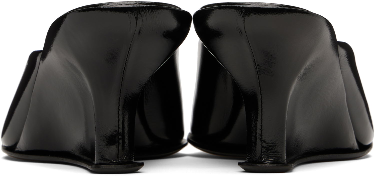 Облекло BY FAR BY FAR Caroo Wedge Mules Черно | MWFHO130LL032BK001PL, 1