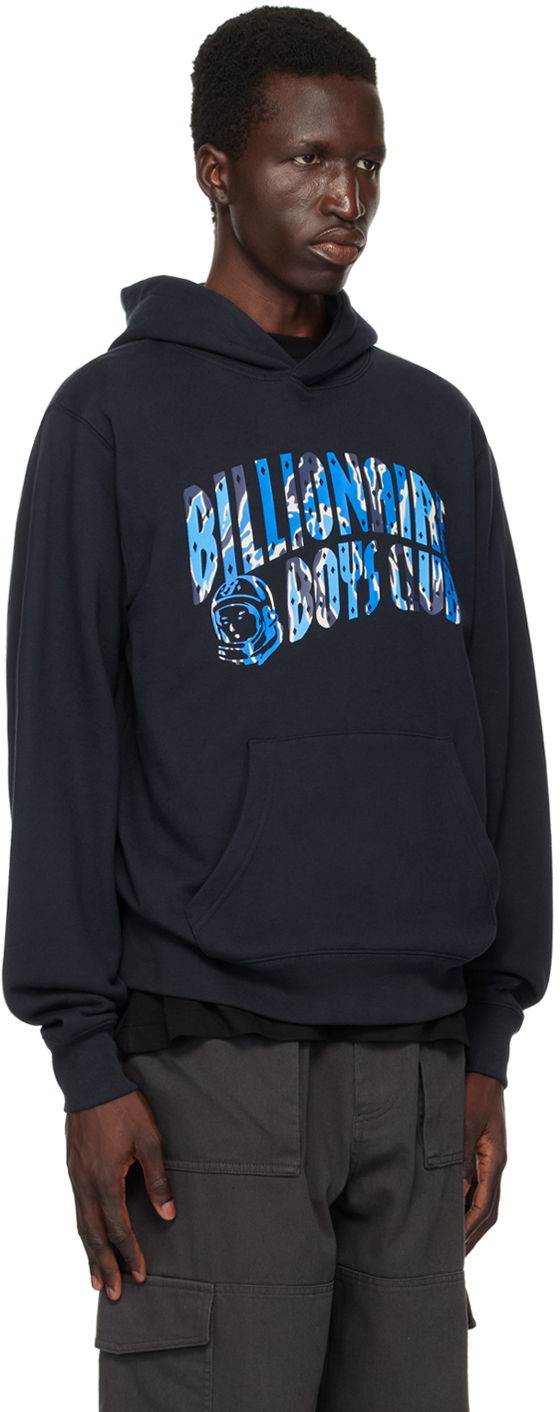 Суитчър BILLIONAIRE BOYS CLUB Camo Arch Logo Hoodie Тъмно синьо | B24231, 1