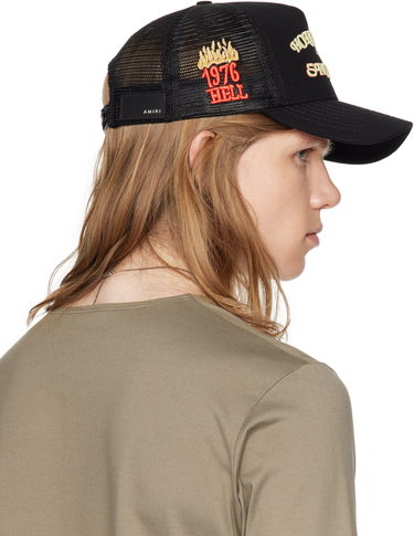 Шапка с козирка AMIRI AMIRI 'Sinners' Trucker Cap Черно | AMHATR1026, 2