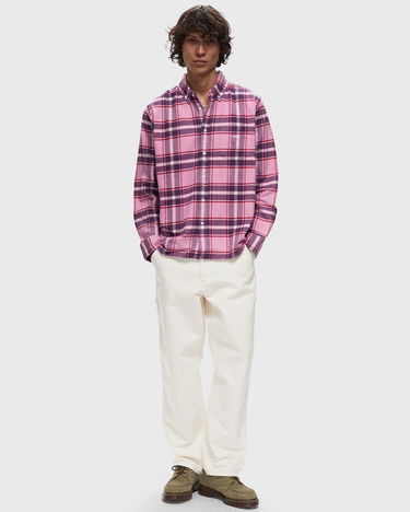 Риза OBEY Woven Long Sleeve Shirt Розово | 181200393-MLM, 1
