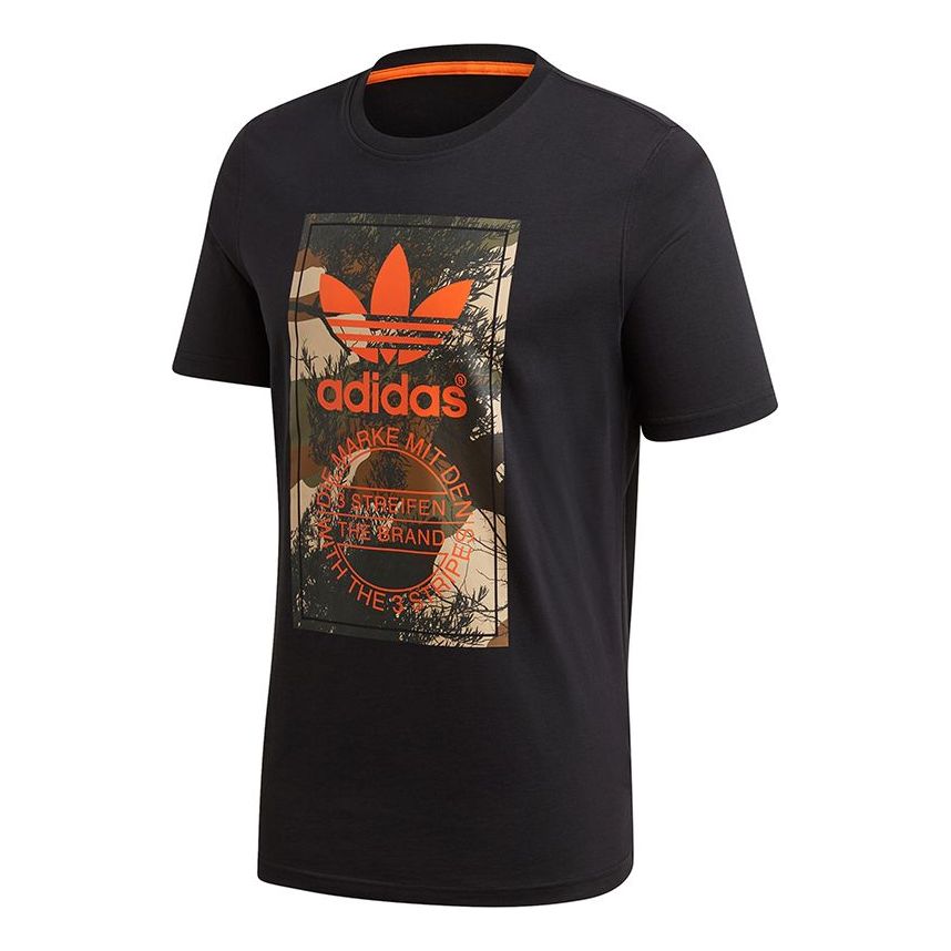 Тениска adidas Originals Originals Camo Tongue Logo Graphic T-Shirt Черно | GD5951, 0