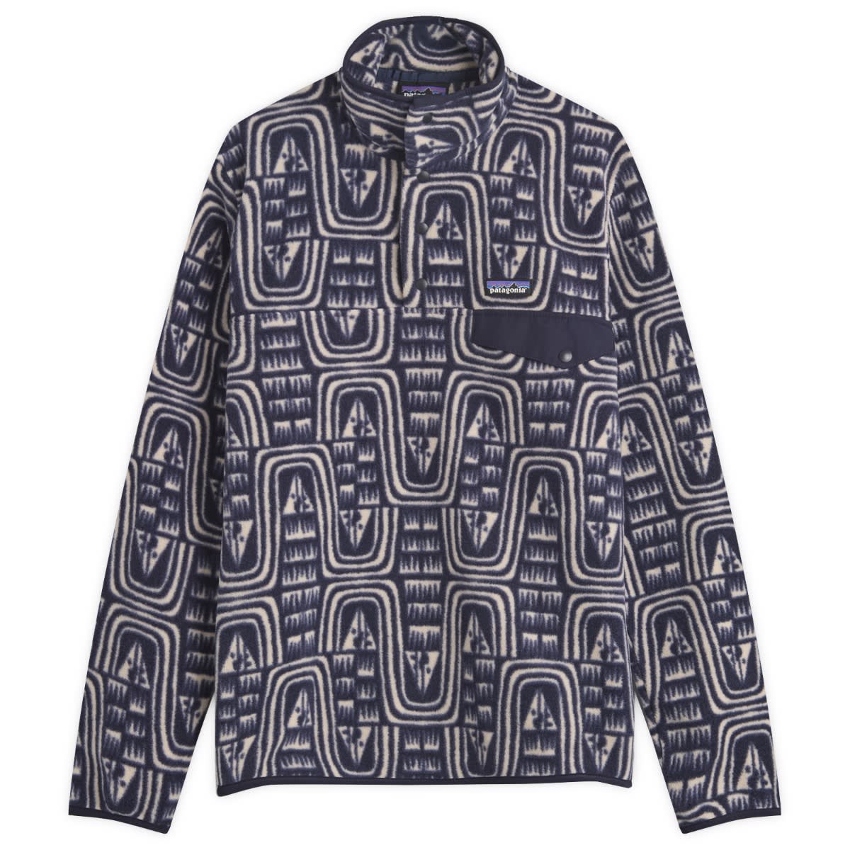 Пуловер Patagonia Lightweight Synchilla Snap-T Fleece Pullover Тъмно синьо | 25551-FLSK, 1