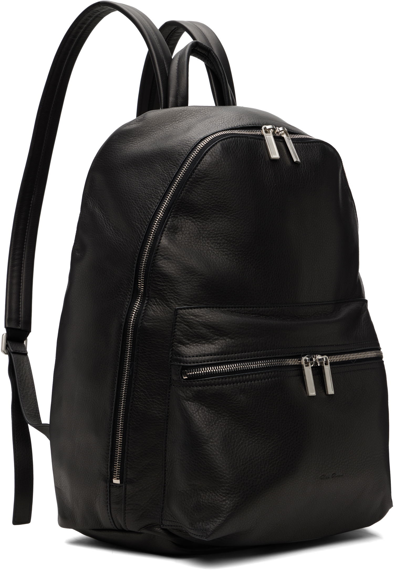 Раница Rick Owens Rick Owens Concordians Leather Backpack Черно | RA02E0771 LCN, 1