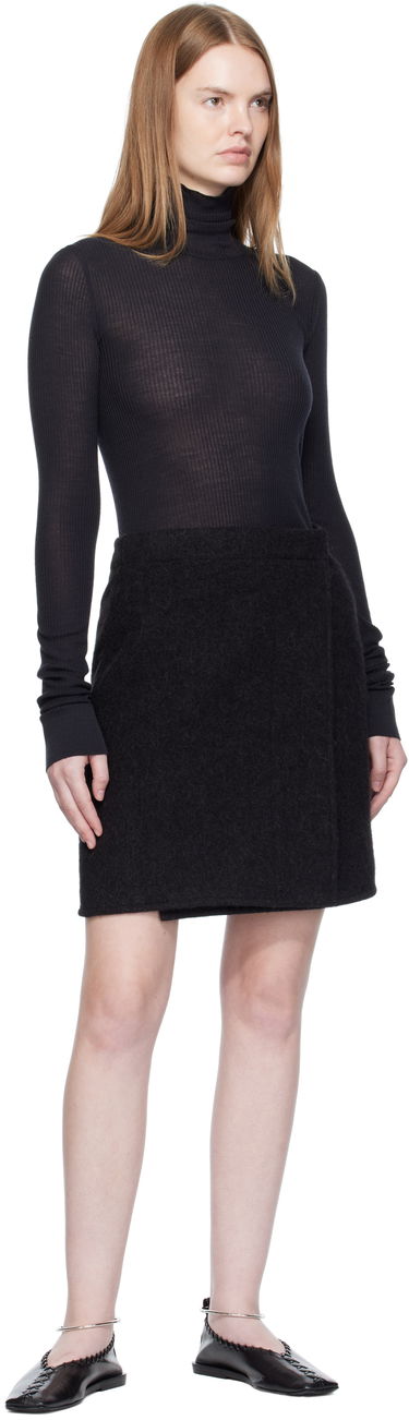 Пуловер LEMAIRE Lemaire Seamless Turtleneck Черно | TO1460 LK1032, 4