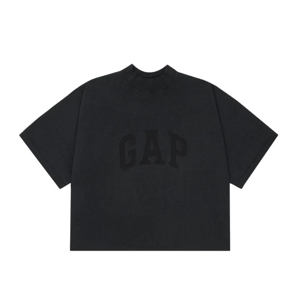 Тениска GAP Yeezy Gap Engineered by Balenciaga Washed T-Shirt Черно | 473112-00