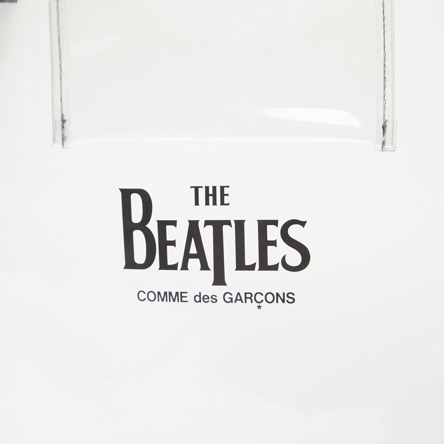 Голяма пазарска чанта Comme des Garçons The Beatles x Shopper Bag Clear Бяло | VZK249 clear, 1