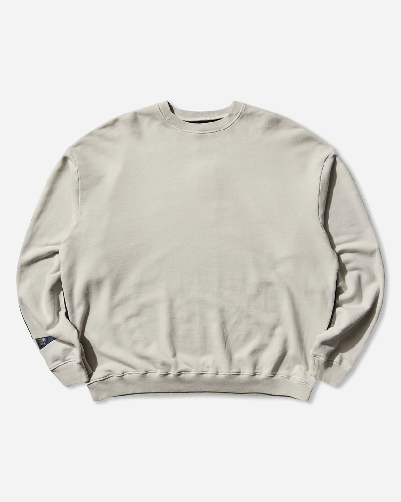 Суитчър KAPITAL Sweat Knit 2Tones Remake Big Sweatshirt Бежово | EK-1139LCA ECRXBLACK