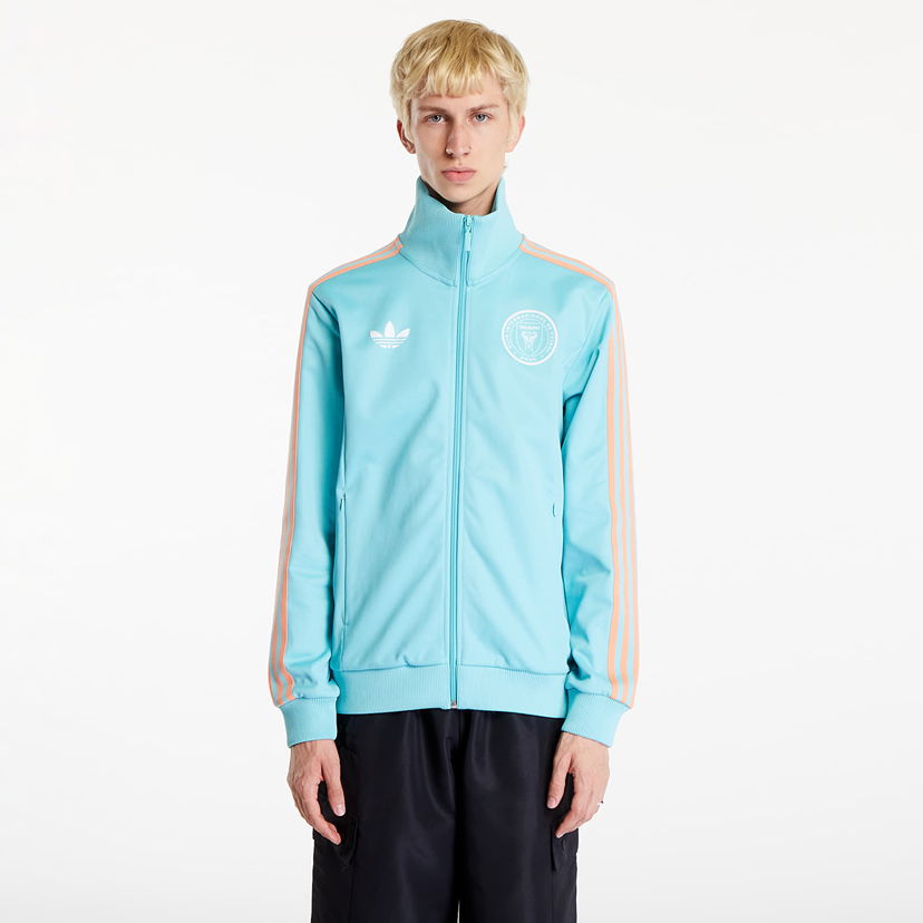 Суитчър adidas Originals 2024 Inter Miami CF adidas Beckenbauer Track Top Easy Mint Тюркоазено | JJ1829