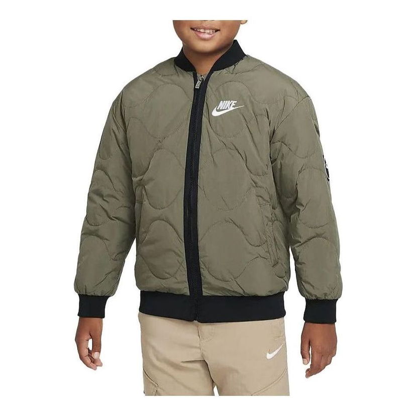 Яке бомбър Nike Nike Quilted Bomber Jacket Зелено | FZ6462-222