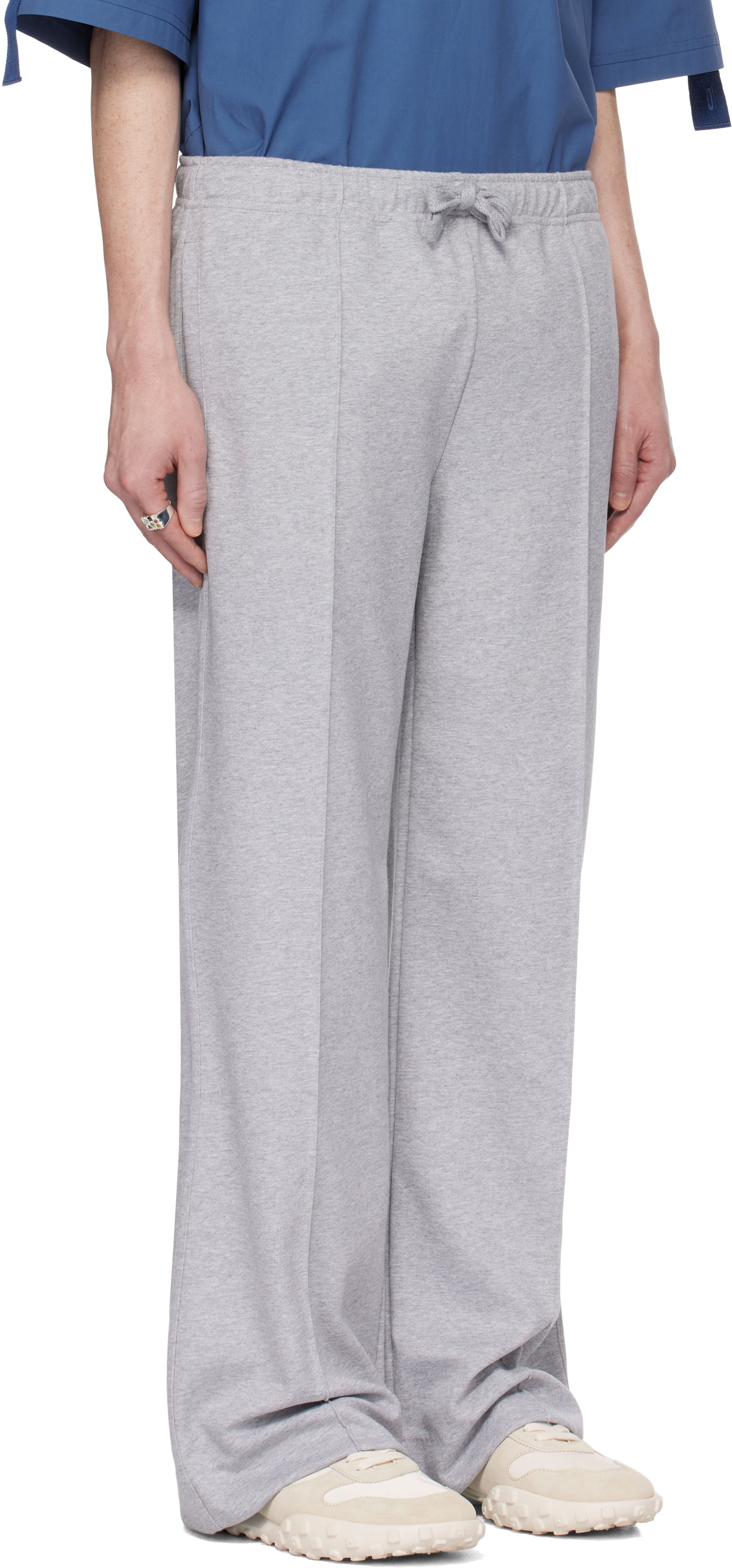 Спортни панталони JW Anderson JW Anderson Pintuck Sweatpants Сиво | JR0051-PG1742, 1