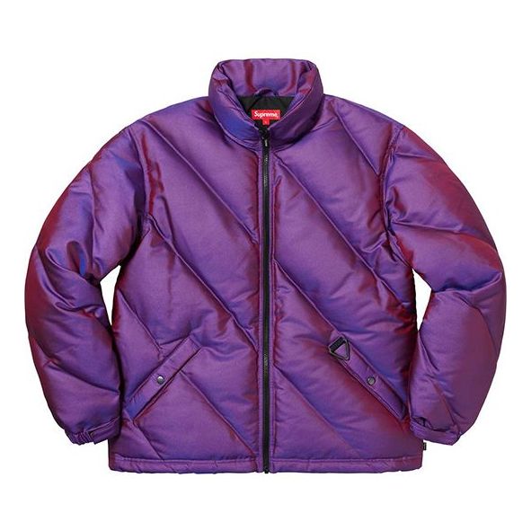 Пухо яке Supreme Supreme Iridescent Puffy Jacket Лилаво | SUP-FW19-962