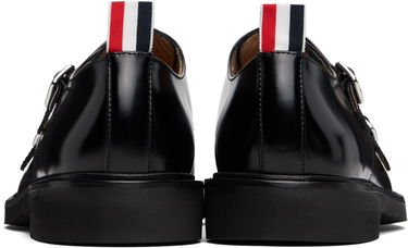 Облекло Thom Browne Thom Browne Soft Spazzolato Double Monk Strap Shoes Черно | MFG018C-L0043, 1