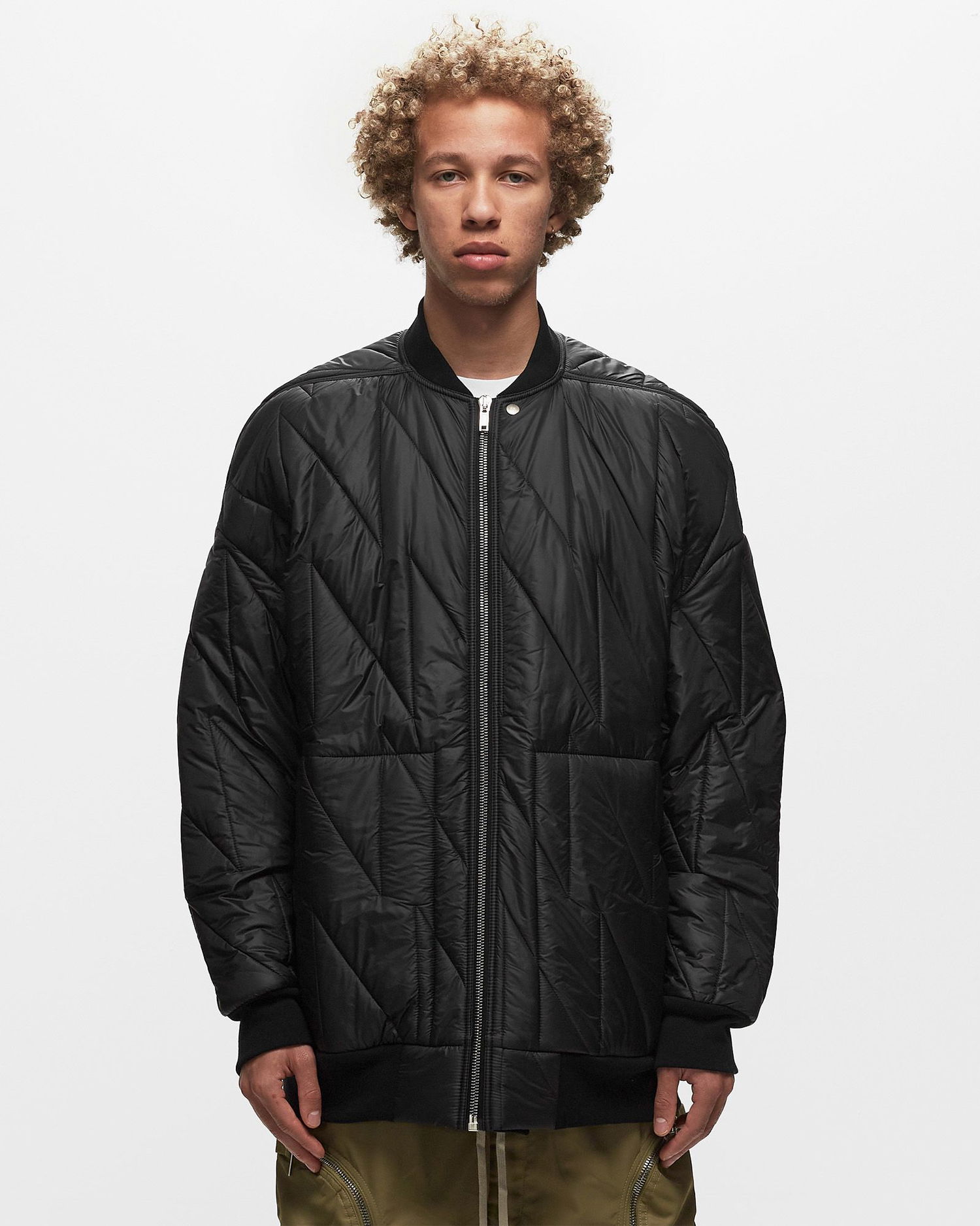 Яке бомбър Rick Owens DRKSHDW WOVEN PADDED BOMBER - JUMBO FLIGHT Черно | DU02C5776-NPQ, 1