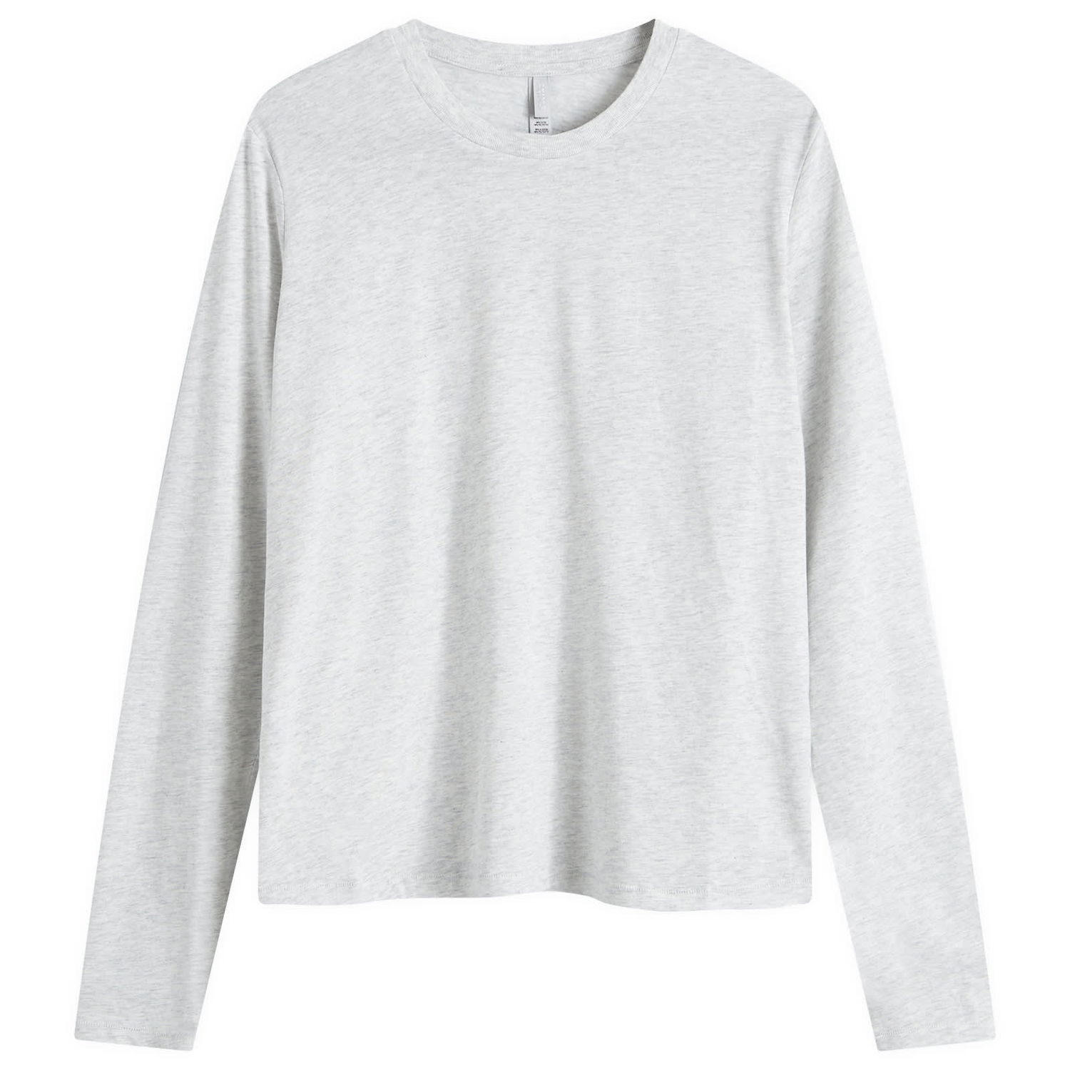Тениска SKIMS Relaxed Long Sleeve T-Shirt Сиво | LS-LST-6976W-LHG, 0