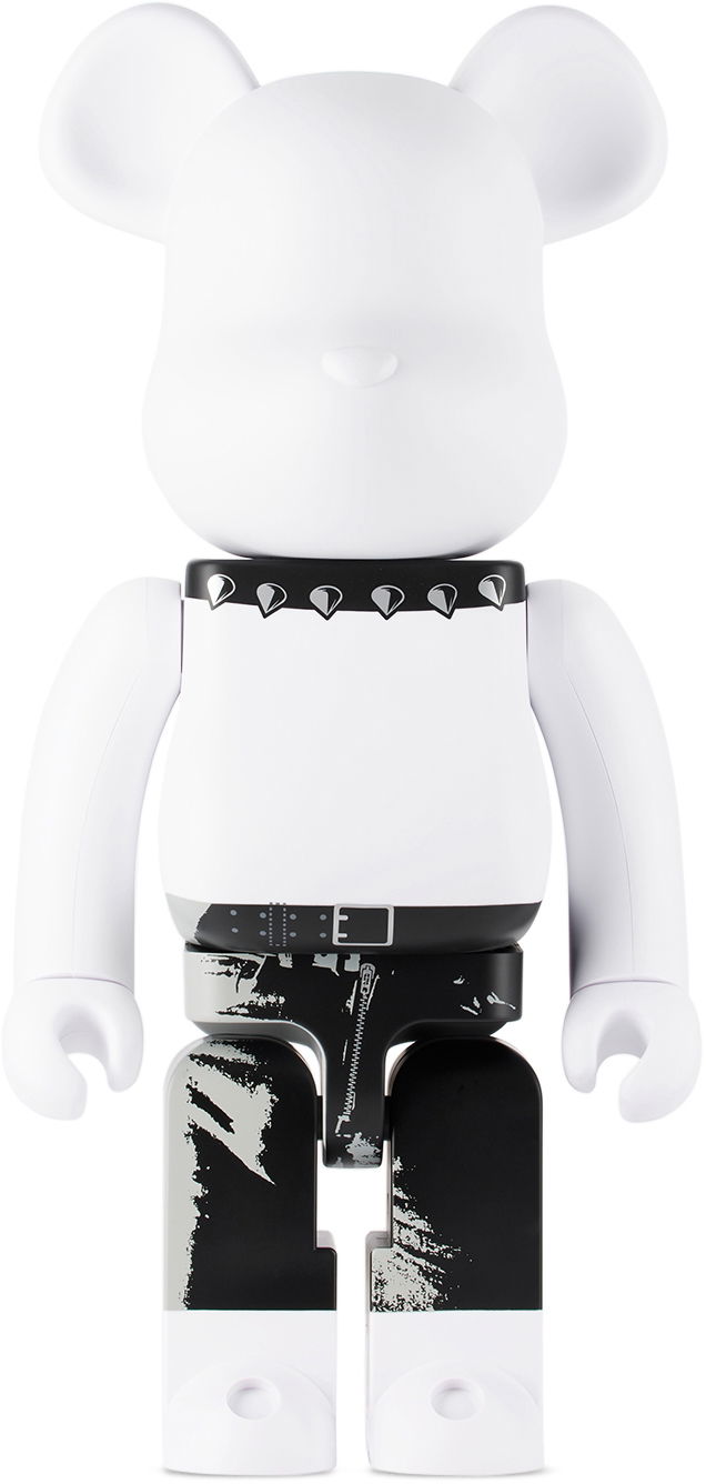 Колекционерско Medicom Toy White The Rolling Stones Sticky Fingers 1000% Bearbrick Бяло | 4530956606590, 0
