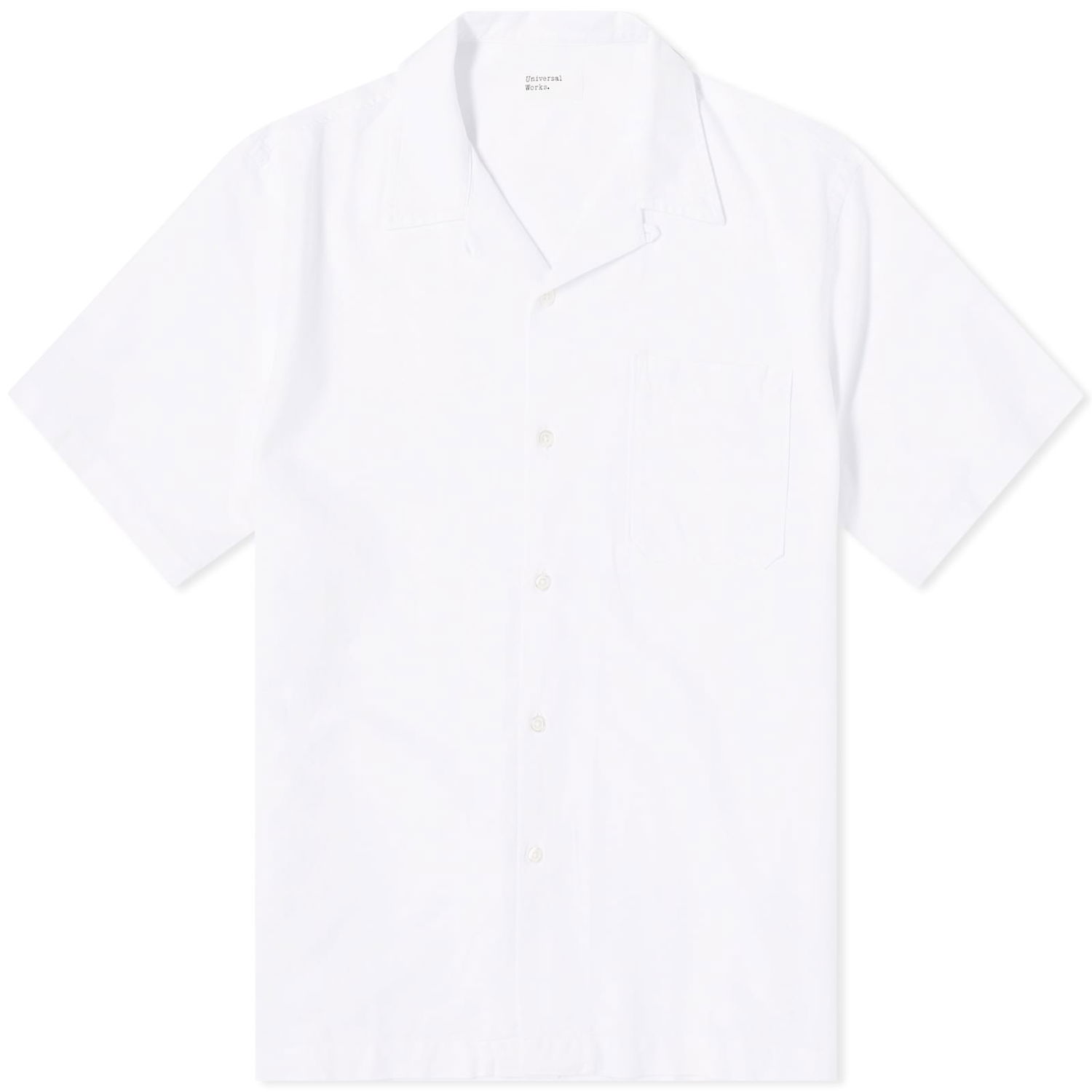 Риза Universal Works Universal Works Oxford Cotton Road Shirt, Size Small Бяло | 30671-ECR, 1