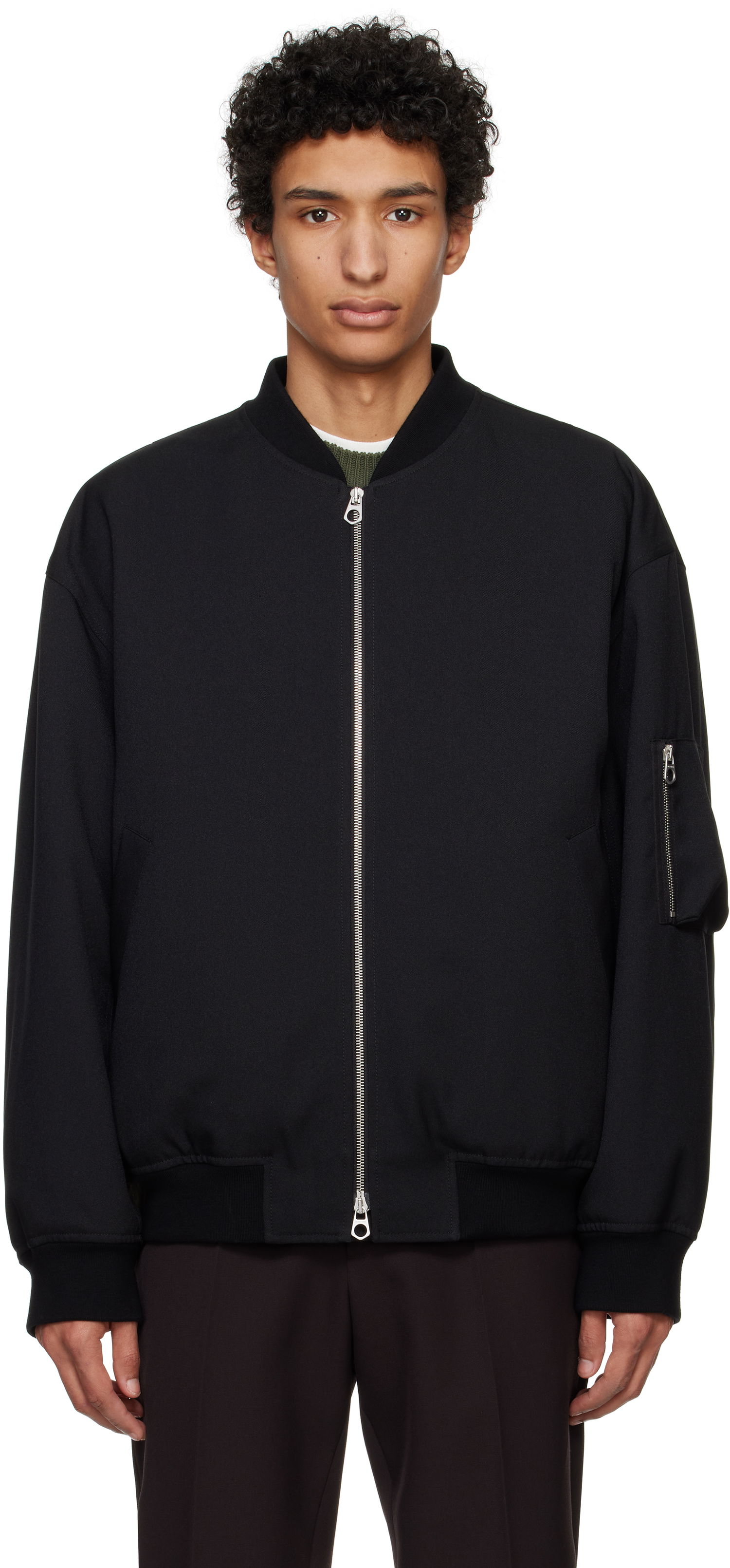 Яке бомбър Jil Sander Jil Sander Padded Bomber Jacket Черно | J22BN0240_J70001, 0