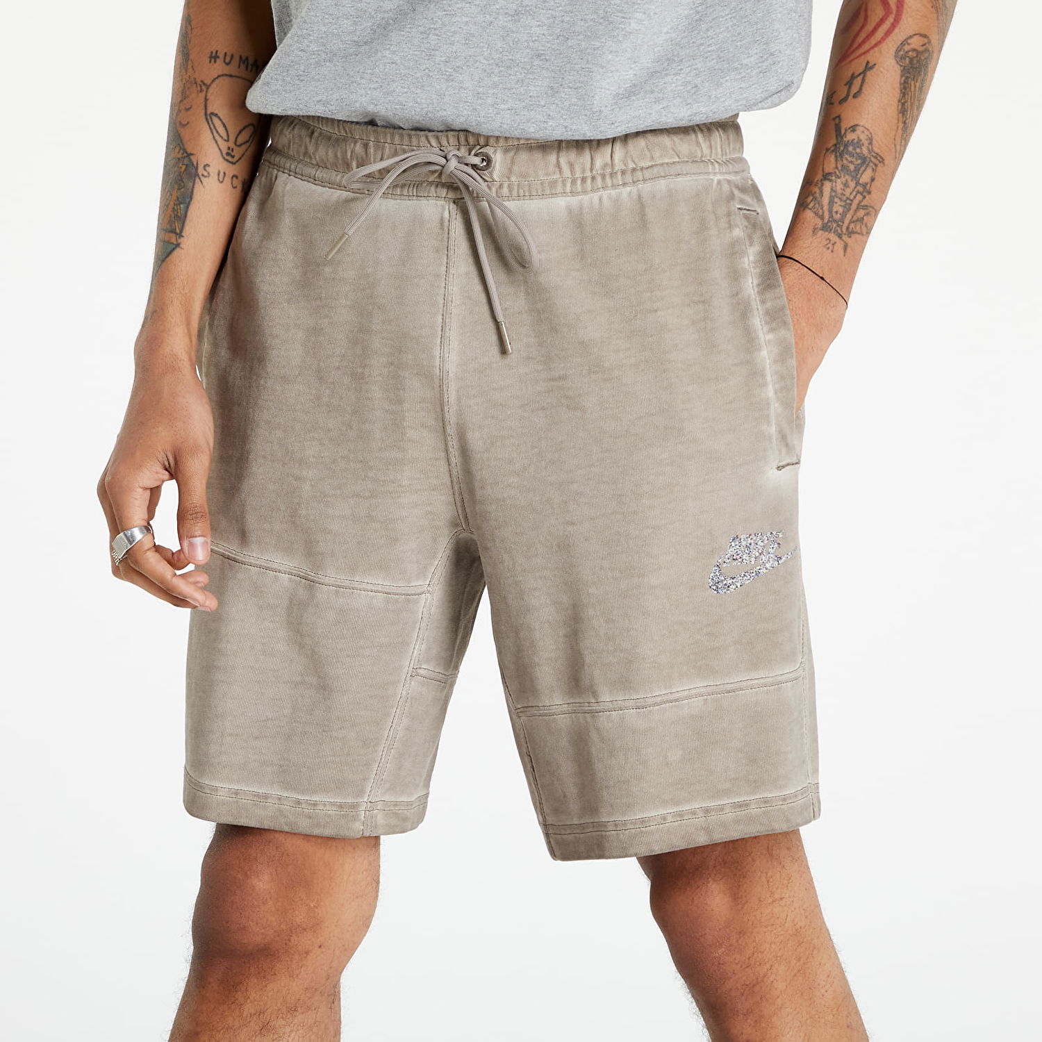 Къси панталони Nike NSW Revival Jersey Shorts Ad Кафяво | DM5622-087, 0
