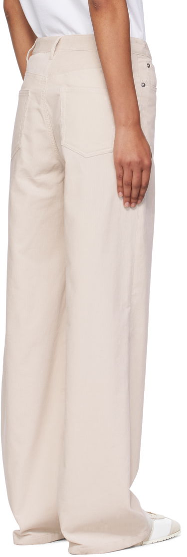 Панталони A.P.C. A.P.C. Elisabeth Wide-Leg Corduroy Trousers Бежово | COHHO-F09181, 2