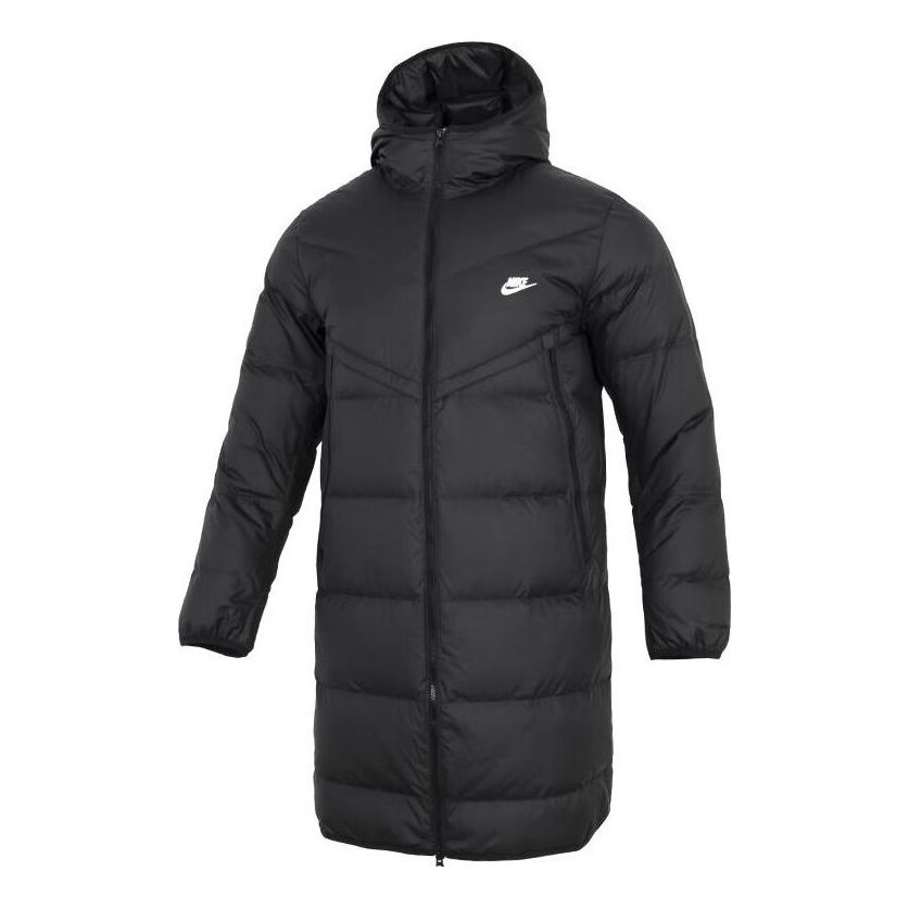 Парка Nike Hooded Puffer Long Coat Черно | DV1134-010, 0