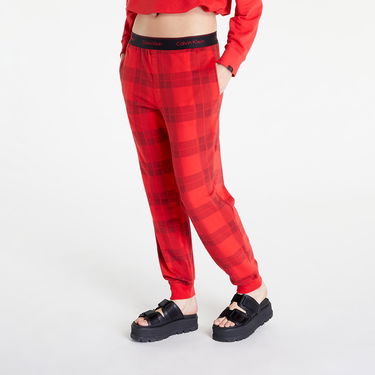 Спортни панталони CALVIN KLEIN Holiday Textured Jogger Червено | QS6954E 5VN, 0