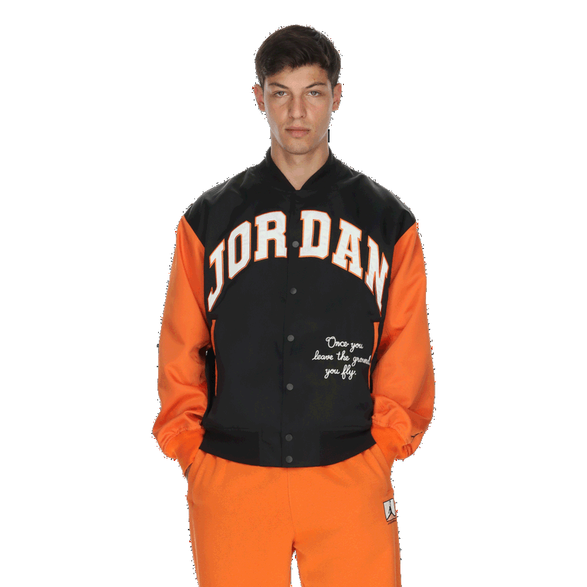 Яке бомбър Nike Jordan Collegiate Varsity Jacket Черно | HV0099-011