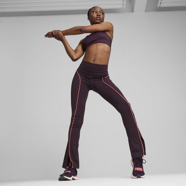 Клинове Puma CLOUDSPUN High-Waisted Flare Training Pants Лилаво | 525770_44, 2