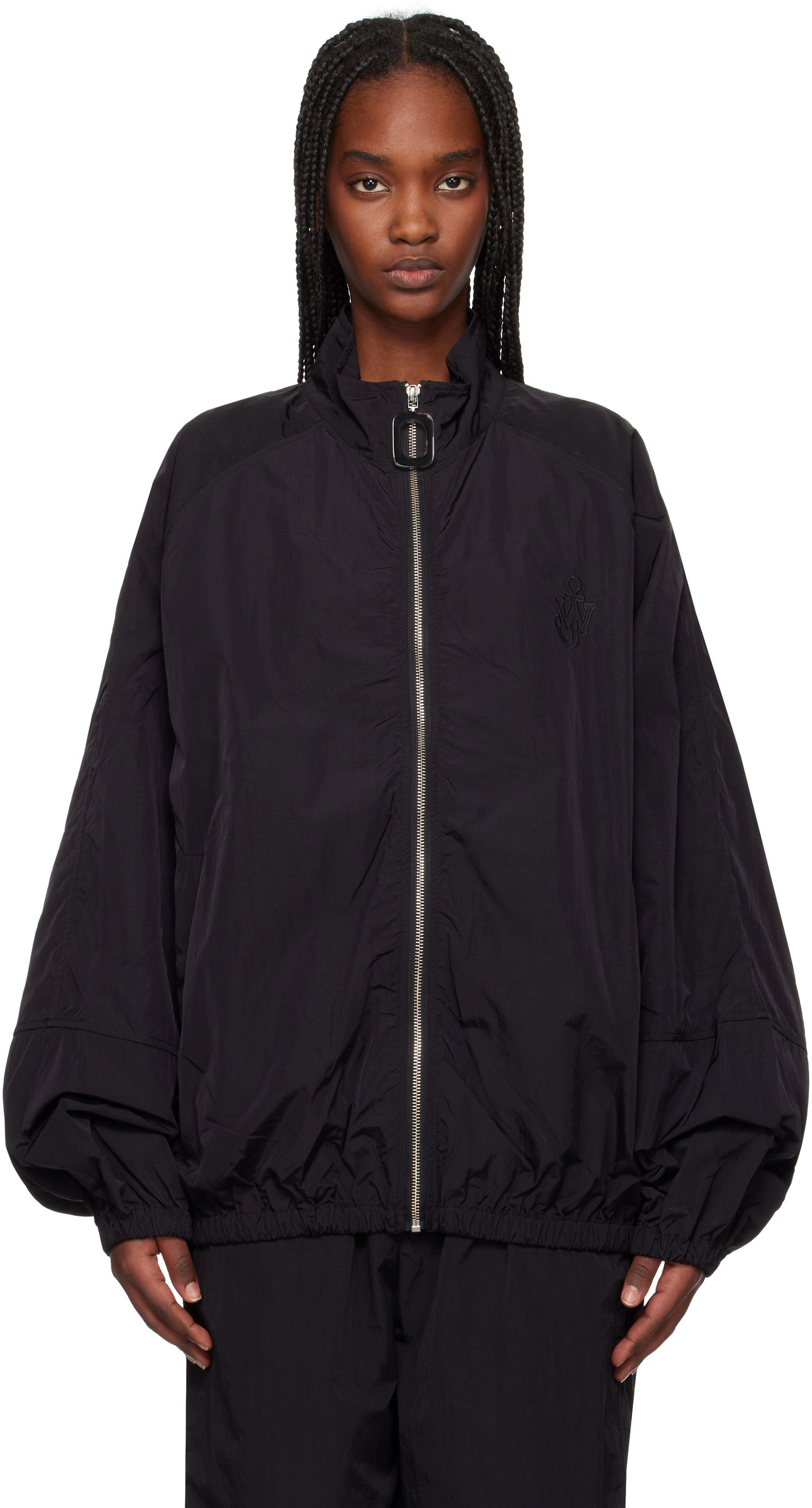Ветровка JW Anderson JW Anderson Raglan Sleeve Track Jacket Черно | JK0362-PG1697, 0