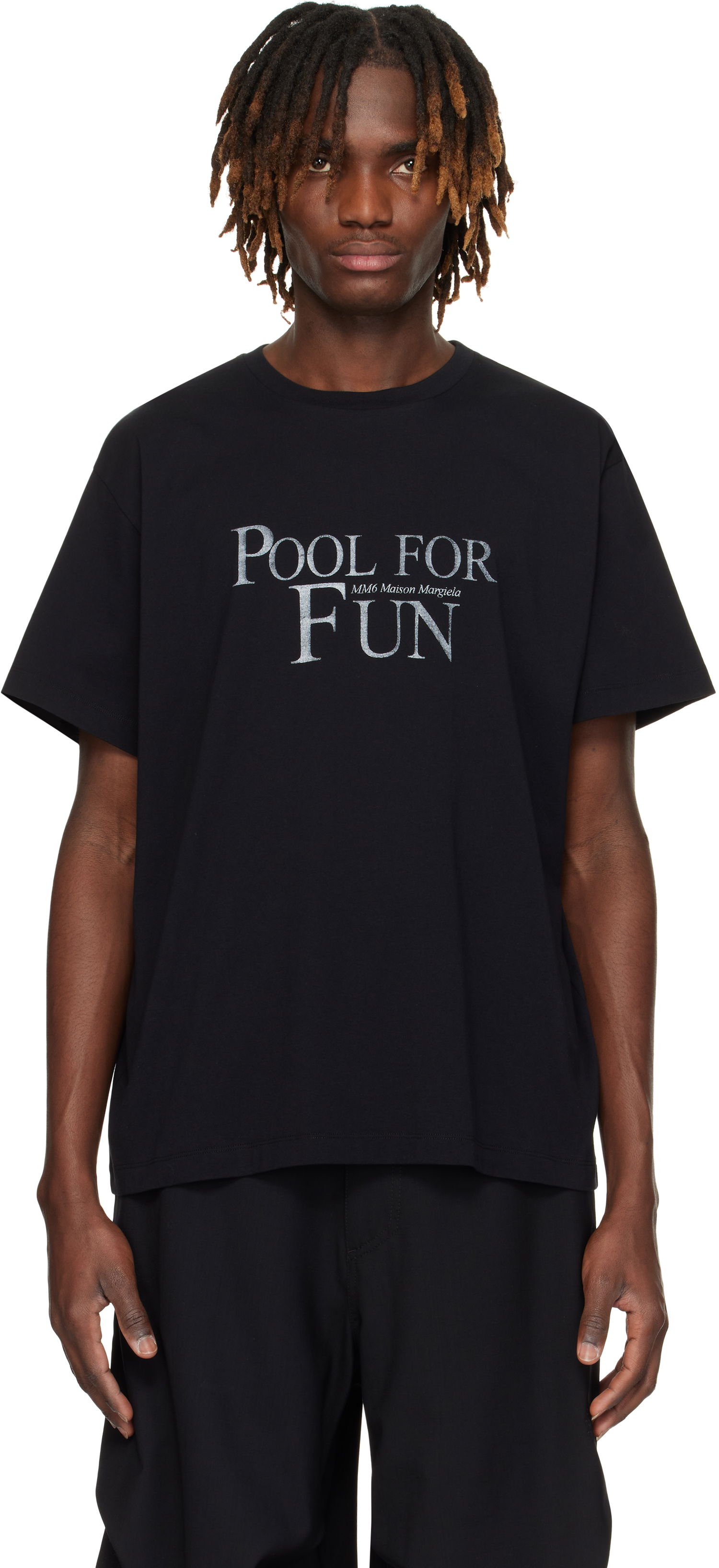 Тениска Maison Margiela MM6 Maison Margiela 'Pool For Fun' T-Shirt Черно | SH0GC0044 S24312, 0
