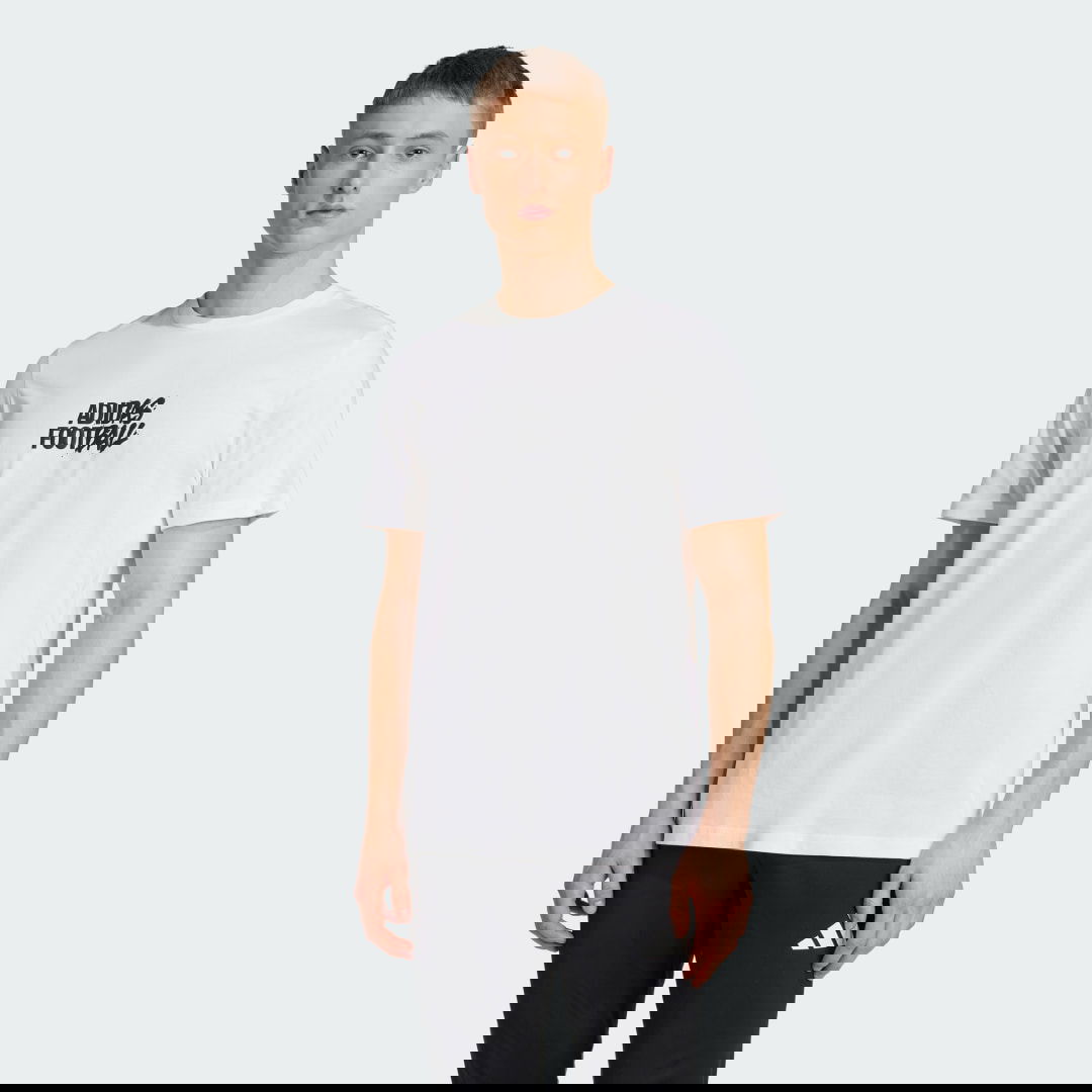 Тениска adidas Performance Football Tango History Graphic Tee Бяло | JM8933, 0