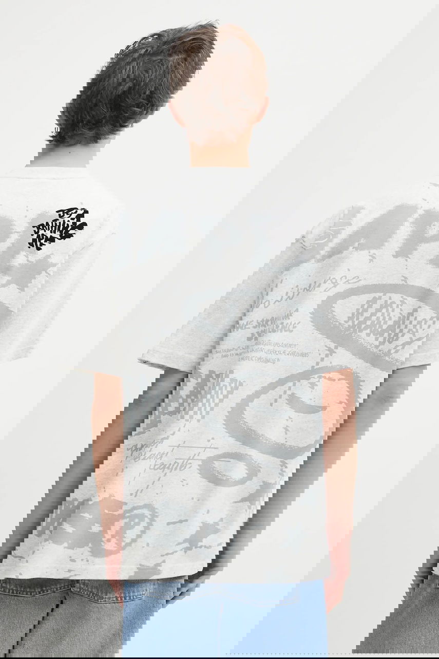 Тениска AAPE by A Bathing Ape All-Over Graffiti Print Short Sleeve T-shirt Theme Main Сиво | AAPTEM1755XAP, 0