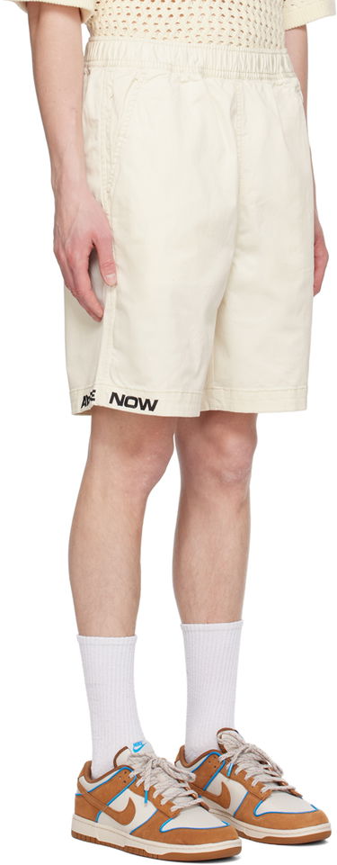 Къси панталони AAPE by A Bathing Ape AAPE by A Bathing Ape Embroidered Shorts Бежово | AAPSPMA668XXMIVX, 1