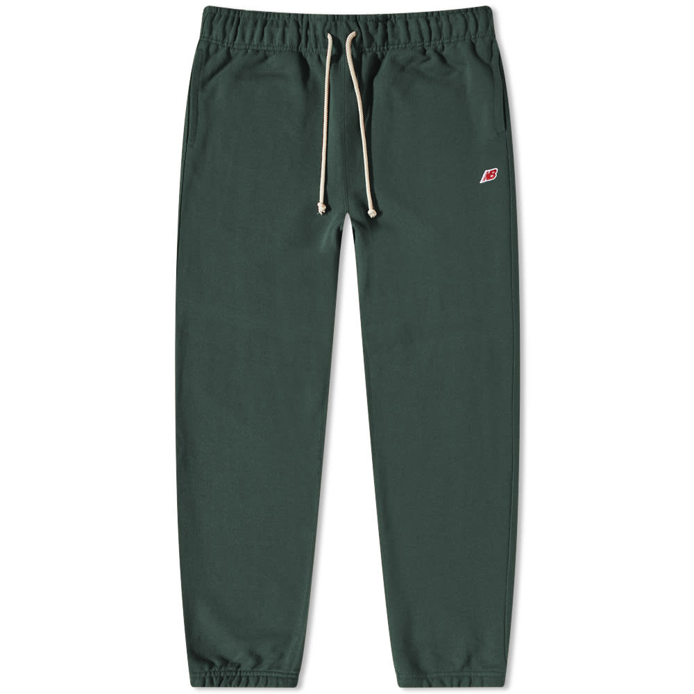 Спортни панталони New Balance Made in USA Sweat Pant Зелено | MP21547-MTN, 0