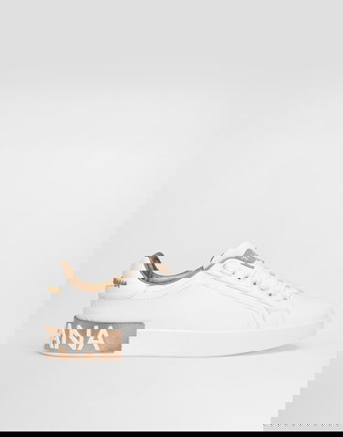 Кецове и обувки Dolce & Gabbana Portofino Calfskin Nappa With Lamé Details Бяло | CK1544AX6158L315, 0