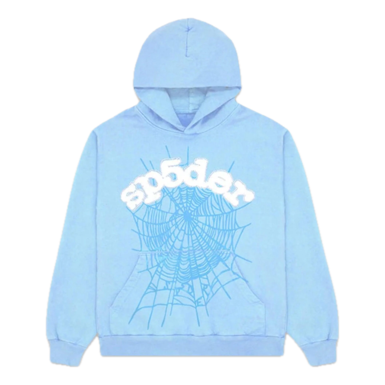 Суитчър Sp5der Sp5der Web Hoodie Синьо | SP5-8D-WEB-HBB, 0