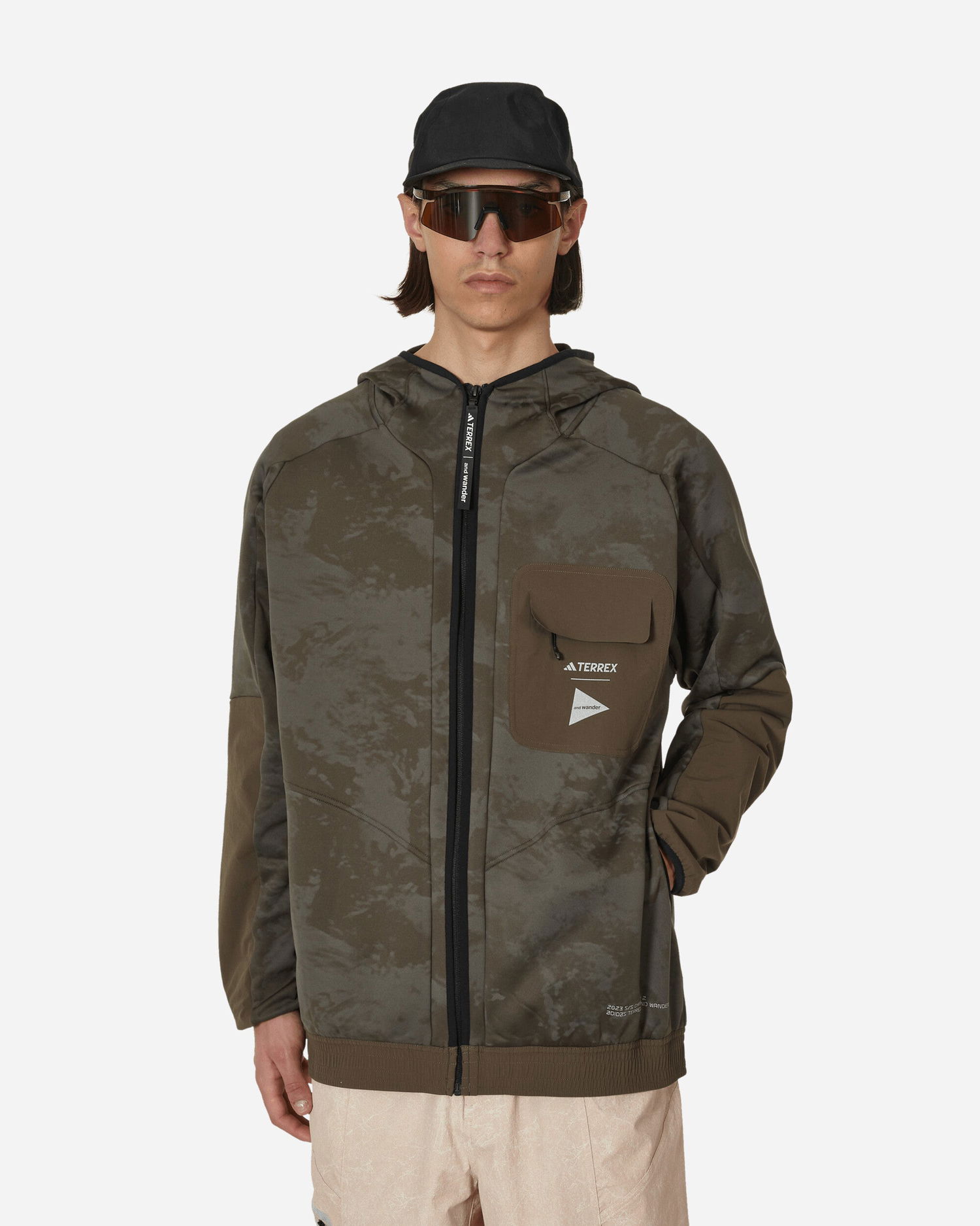 Яке adidas Performance TERREX x and wander Fleece Jacket Зелено | HR7140 001, 0