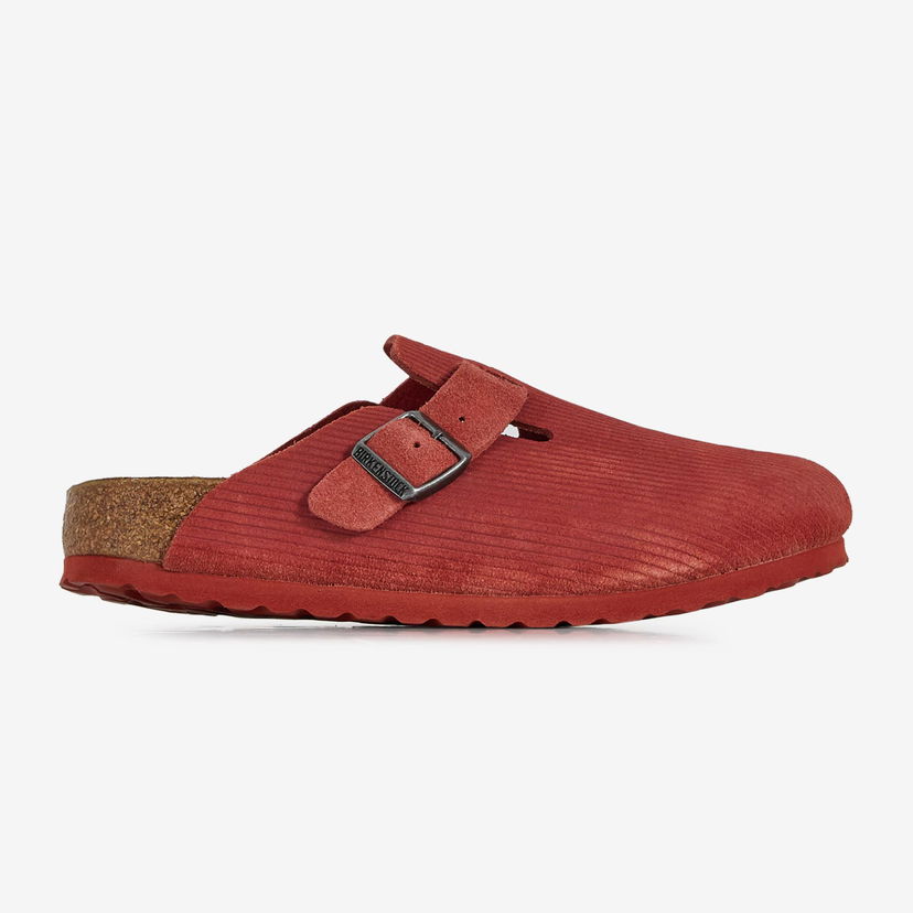 Кецове и обувки Birkenstock Boston Corduroy Rouge Червено | 1025689