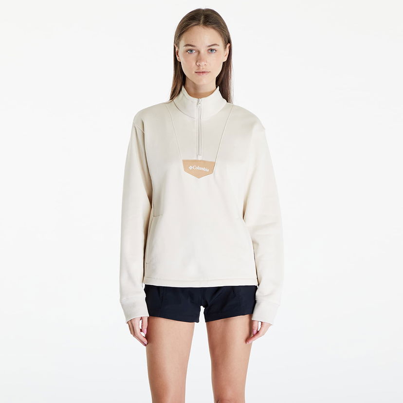 Суитчър Columbia Lodge Half Zip Sweatshirt Beige Бежово | 2073531191