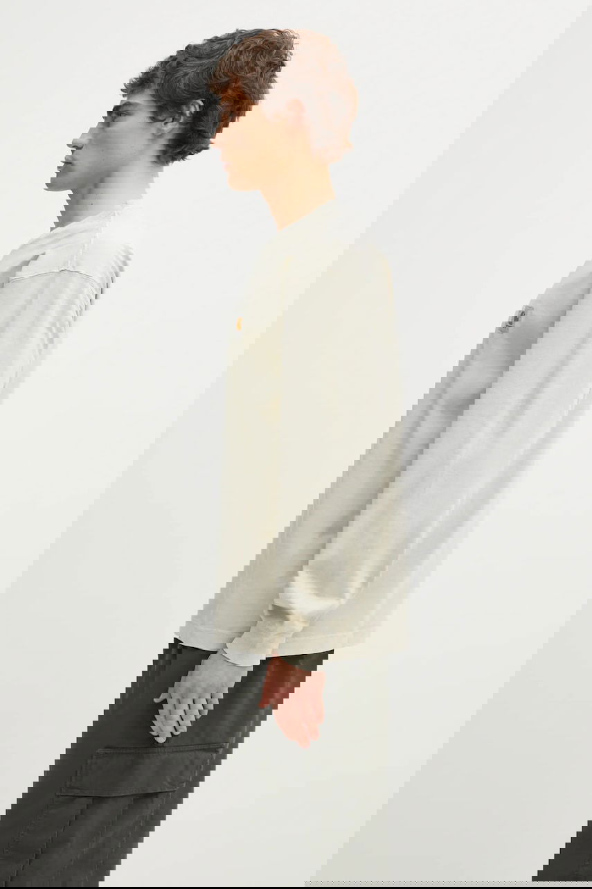 Тениска Carhartt WIP Long-Sleeve Vista T-Shirt Бежово | I030779.2LPGD, 1