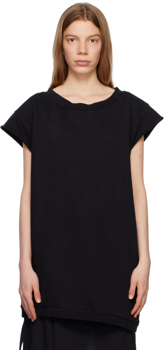 Потник Ann Demeulemeester T-Shirt Oversized Черно | 2301-W-JSW11-FA185-099, 0