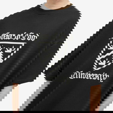 Тениска Fear of God Essentials University T-Shirt Черно | 125HO242000F, 5