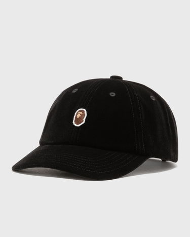 Шапка с козирка BAPE One Point Panel Cap Черно | 001CPL801005MBLK, 2