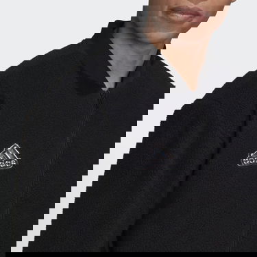 Яке бомбър adidas Originals Essentials Holiday Pack Sherpa Bomber Jacket Черно | HL6920, 3