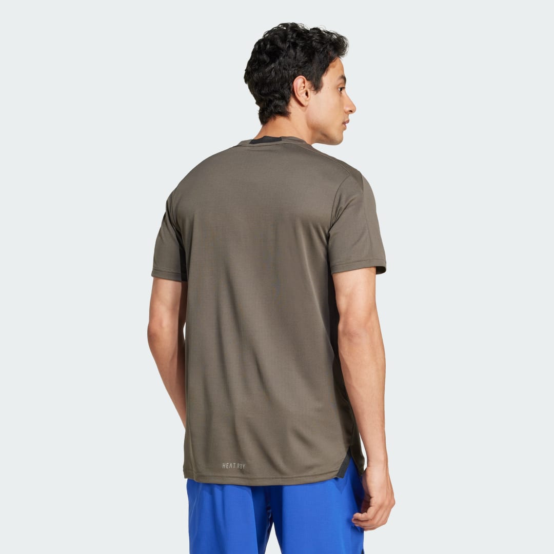 Тениска adidas Performance Designed for Training HIIT Workout HEAT.RDY Зелено | IX9126, 1