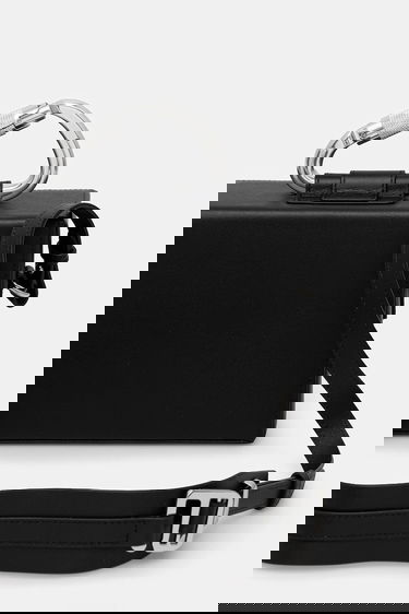 Дамска чанта HELIOT EMIL Heliot Emil Leather Crossbody Bag Черно | SS25.15.001.BLK01.CO, 2
