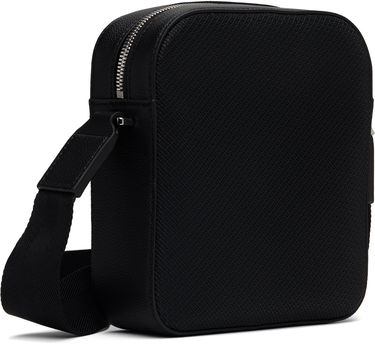 Чанта през рамо BOSS BOSS Embossed Faux-Leather Reporter Bag Черно | 50541518, 2