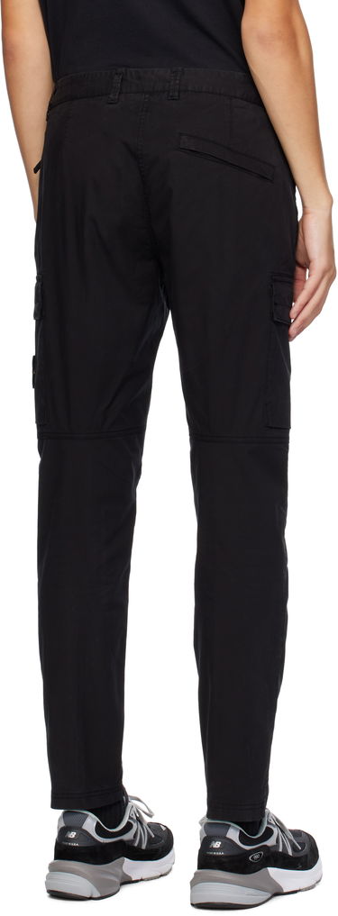 Карго панталони Stone Island Stone Island Supima Cotton Twill Cargo Pants Черно | 811530410, 2