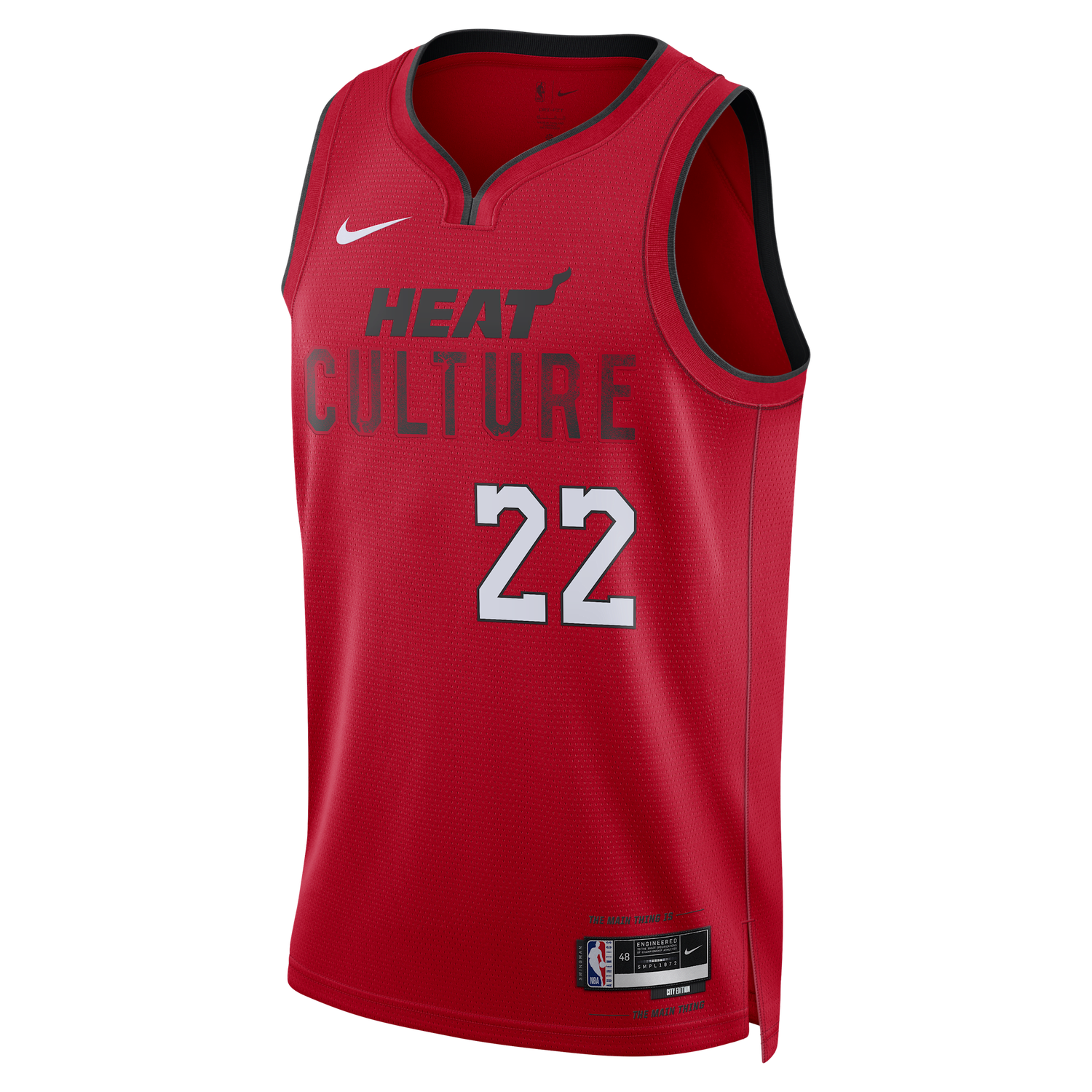 Фланелка Nike Dri-FIT NBA Swingman Jimmy Butler Miami Heat City Edition 2024/25 Червено | FQ4348-661, 0