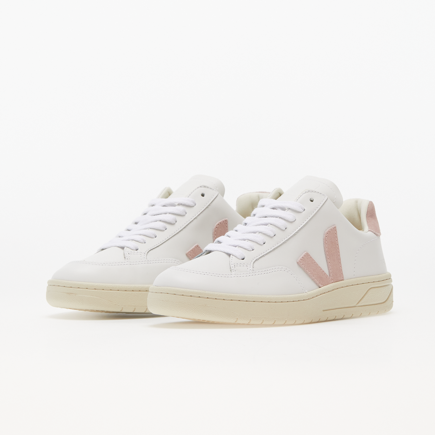 Кецове и обувки Veja V-12 Leather Бяло | XD0202476A, 1