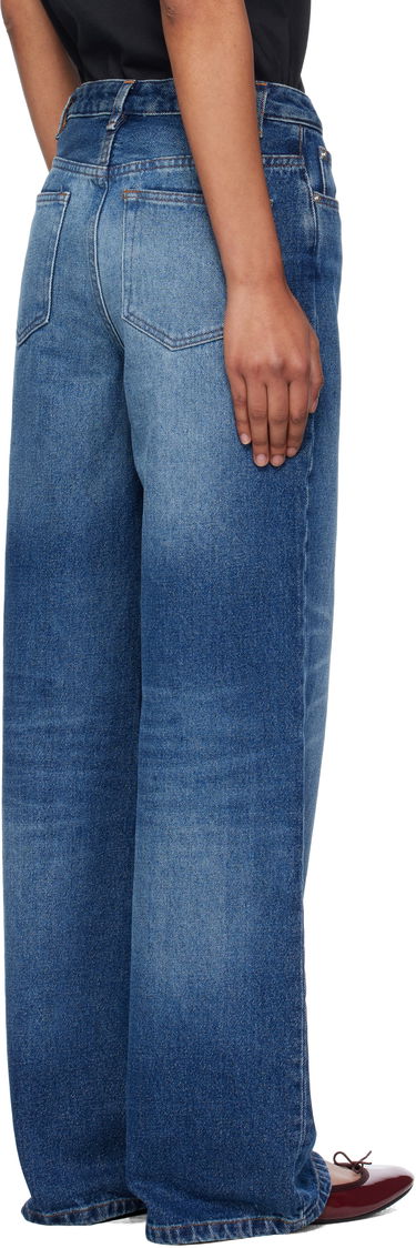 Дънки A.P.C. A.P.C. Elisabeth Wide-Leg Jeans Синьо | COHJL-F09181, 2